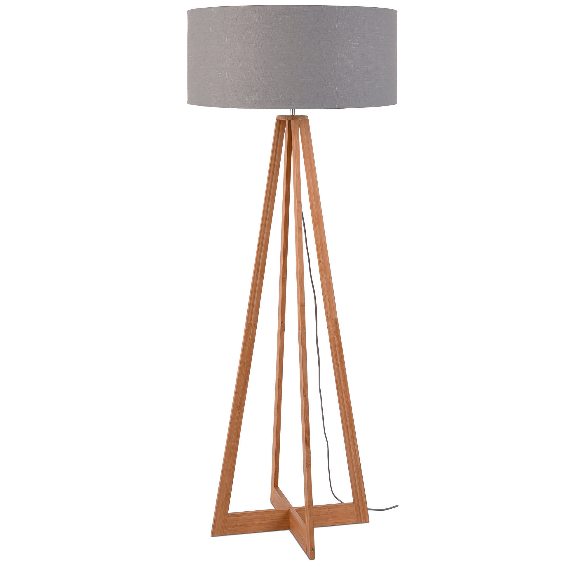 GOOD&MOJO vloerlamp Everest - grijs - Ø60cm