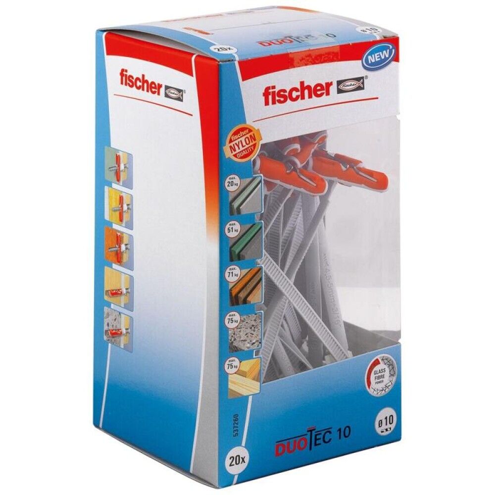UNIVERSALPLUGG FISCHER DUOTEC 10MM 20STK