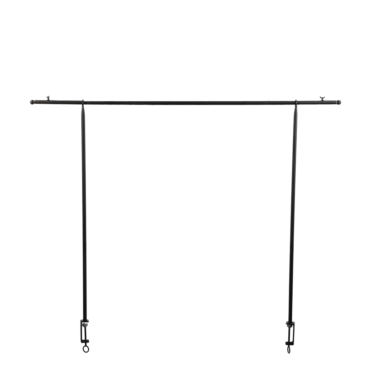 Mica Decorations Tafelklem - H110 x L223-250 cm - Metaal - Zwart