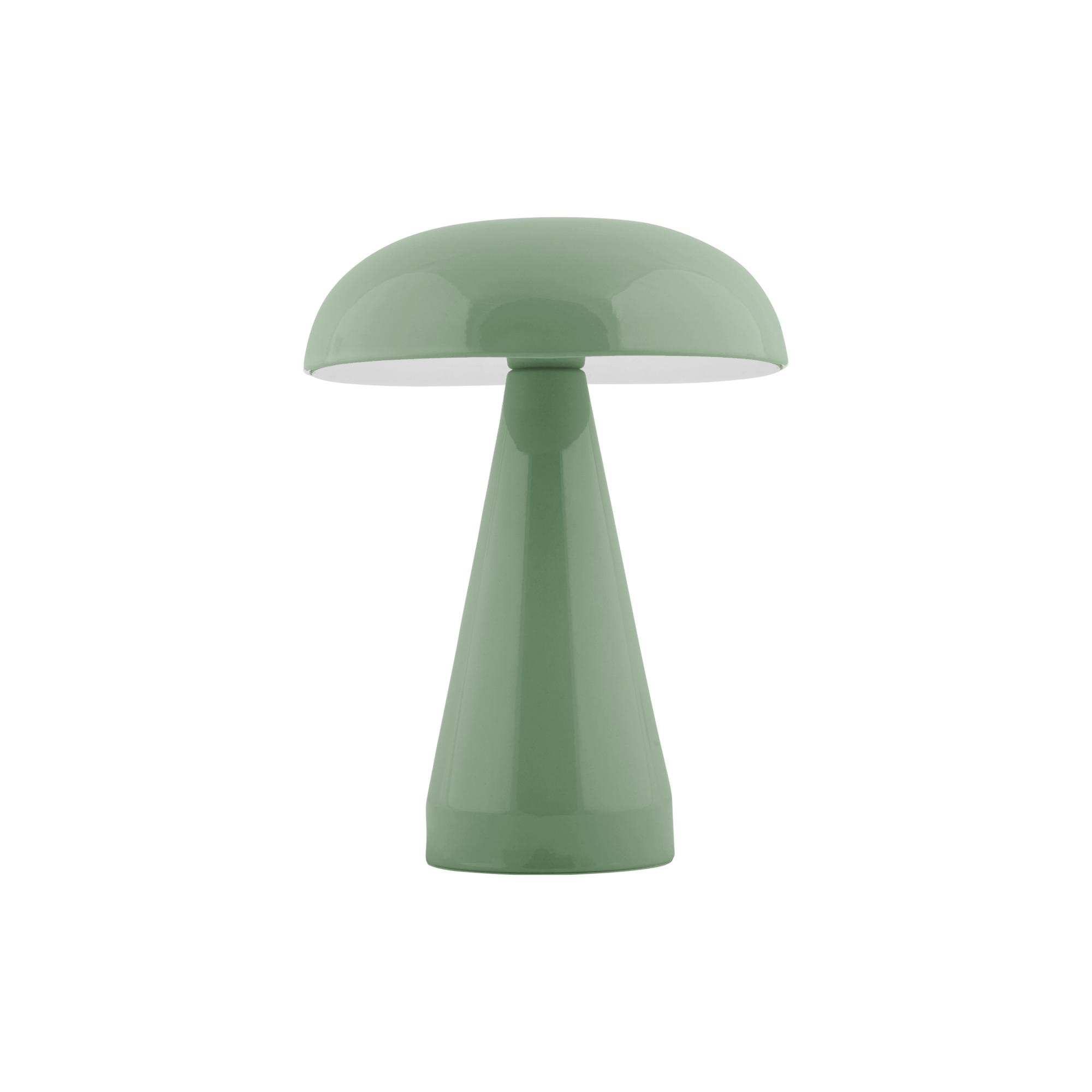 Leitmotiv tafellamp Rachel LED - groen - 15.5x15.5x20.5cm - Paddenstoellamp