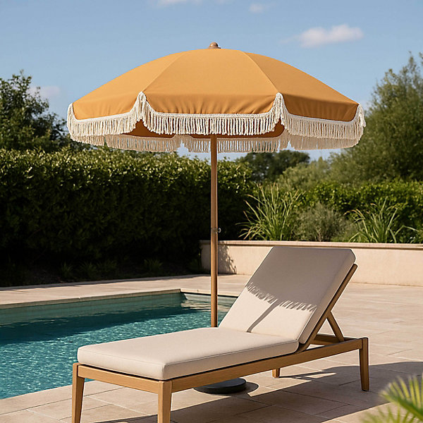 Parasol droit inclinable rond D.2 mOviala