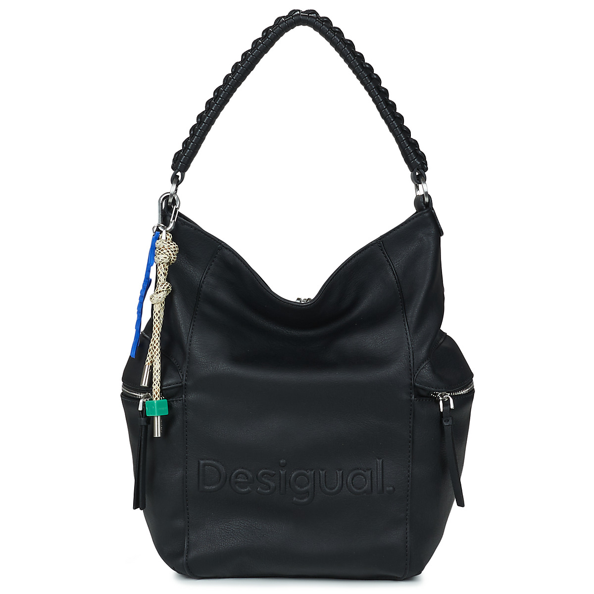 Desigual - BACKPACK HALF LOGO ARICA - Black