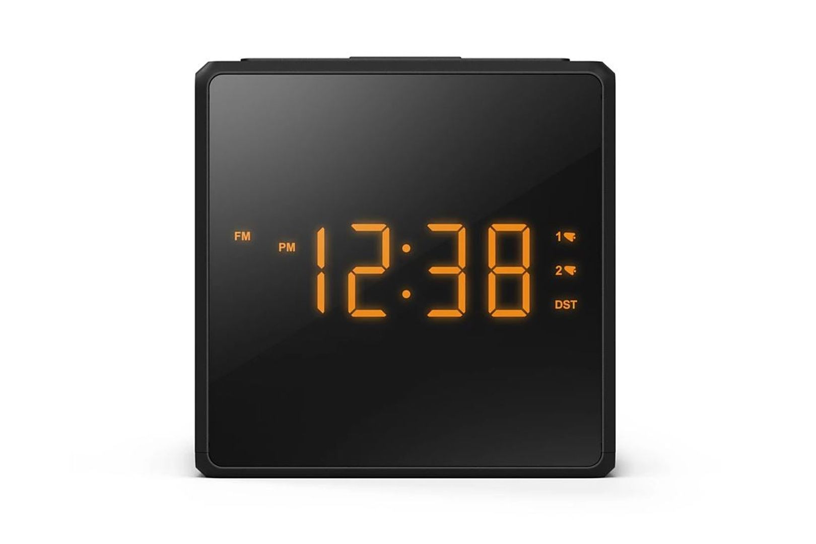 Philips TAR4500 Dual Alarm FM Clock Radio USB-C Charging Port