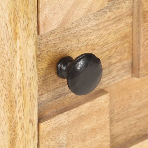 NNEVL Bedside Cabinet 40x30x45 cm Solid Mango Wood