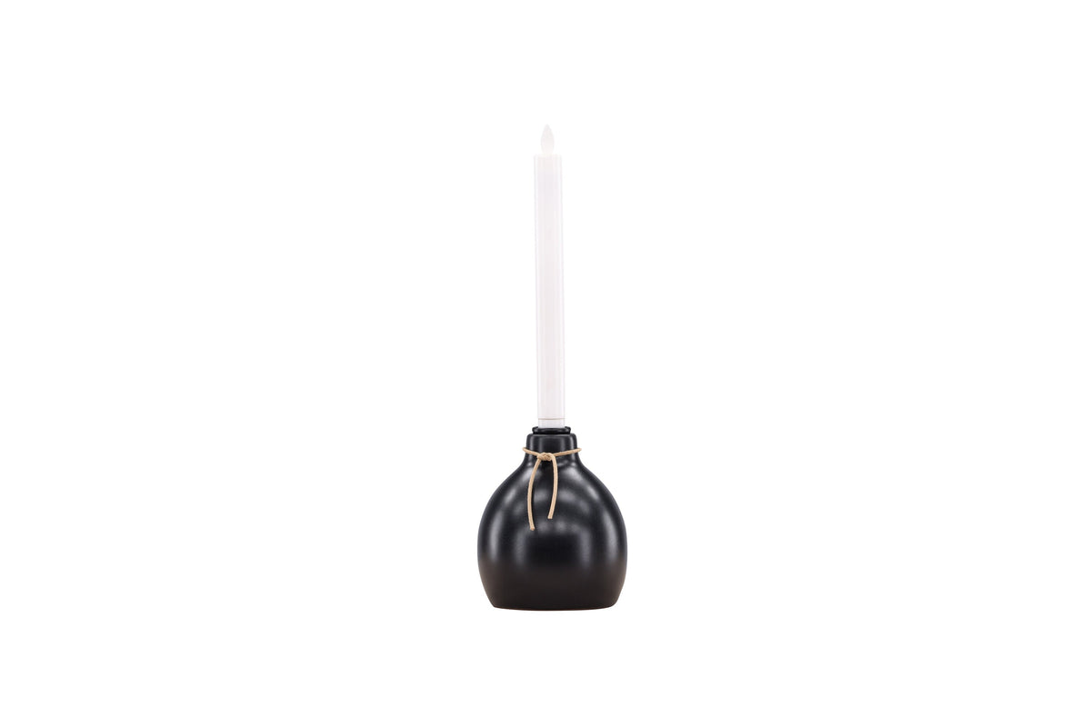 Rebellenclub Kaarsenstandaard Choso - zwart - Ø 12 cm