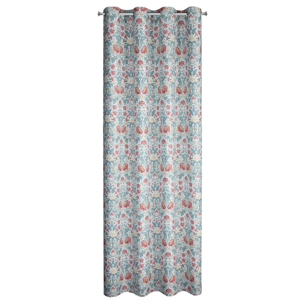Zasłona ASHLEY gotowa przelotki koła biała 135x250 cm