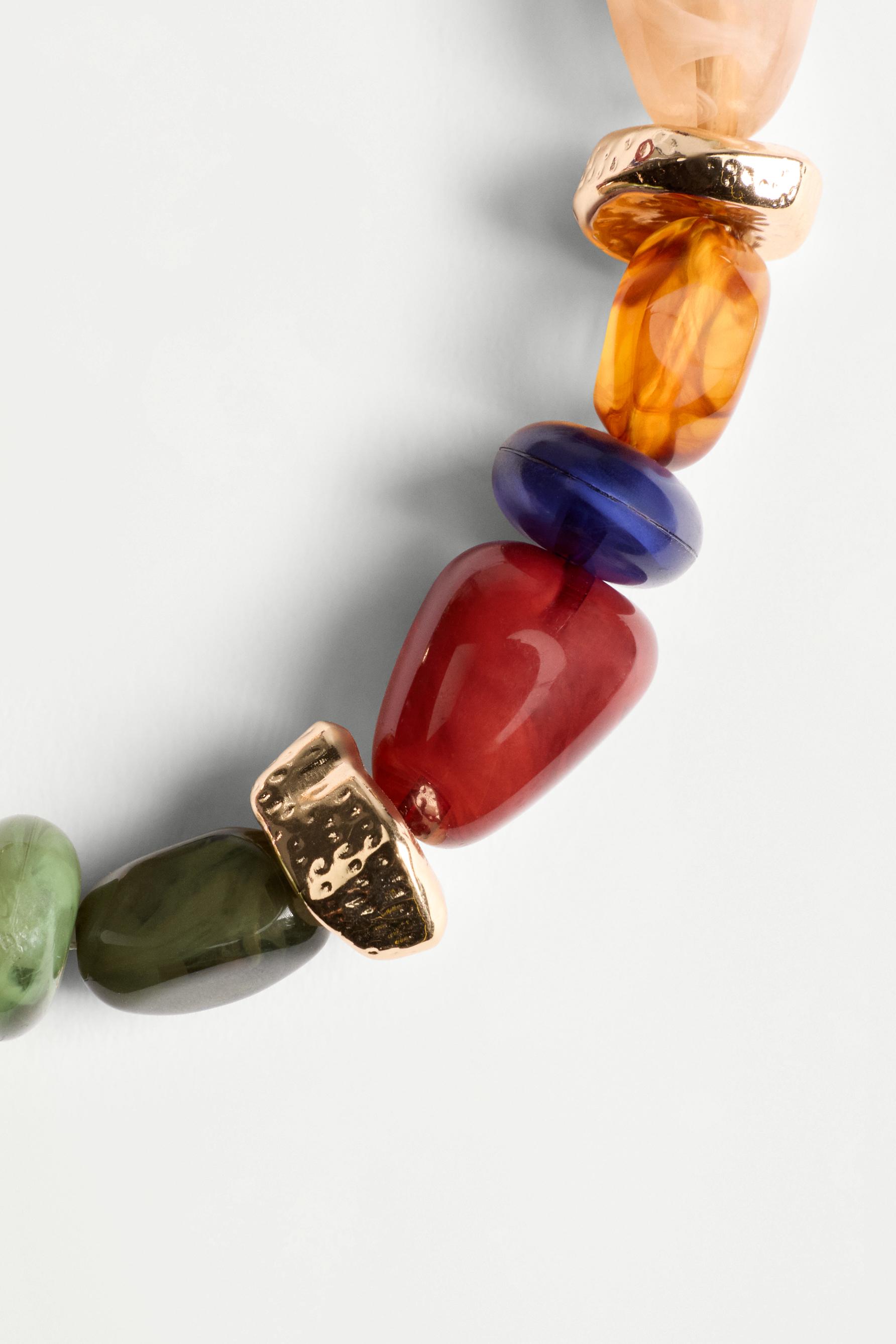 Collar piedras colores