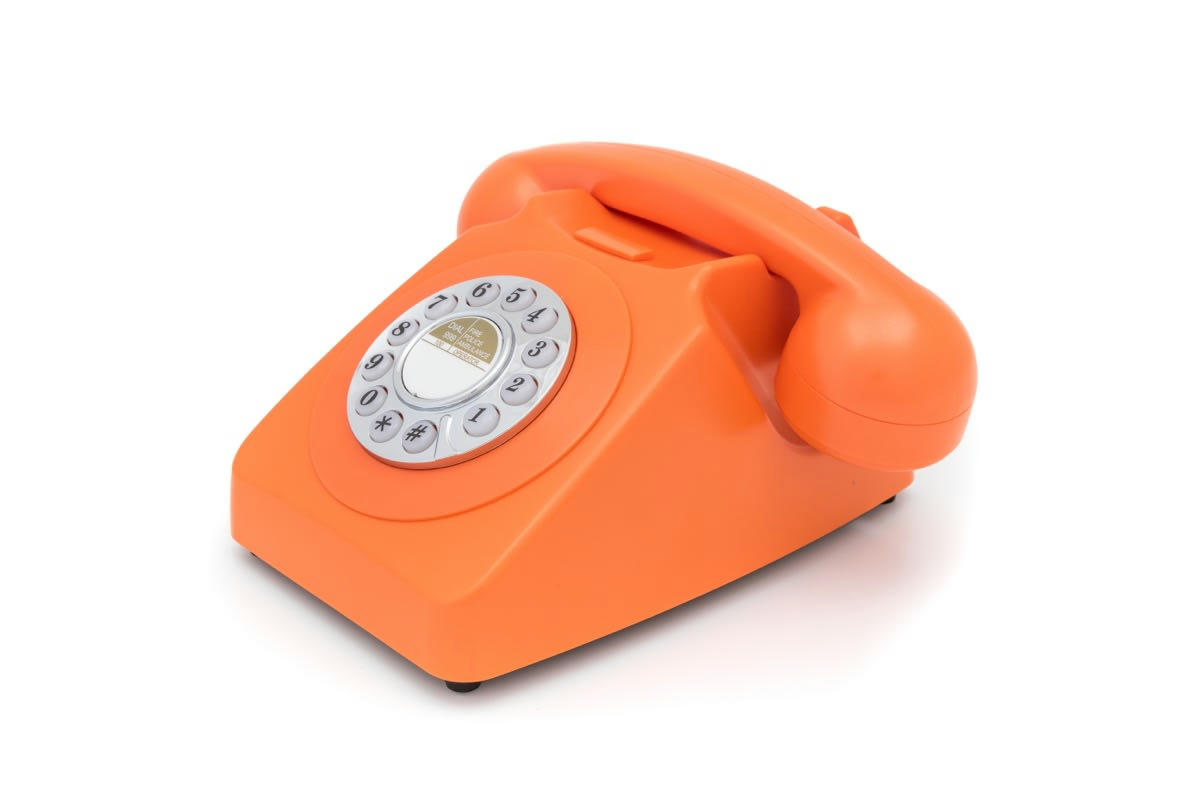 - Téléphone analogique  746 PUSH BUTTON ORANGE