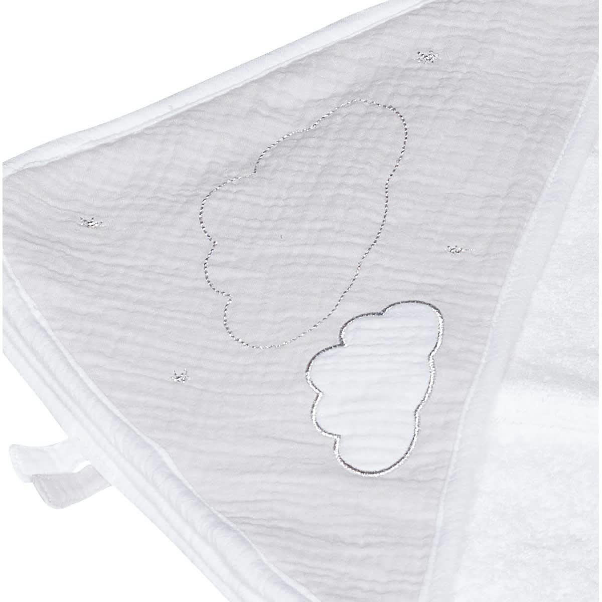 LILY - Cape de bain et gant en coton