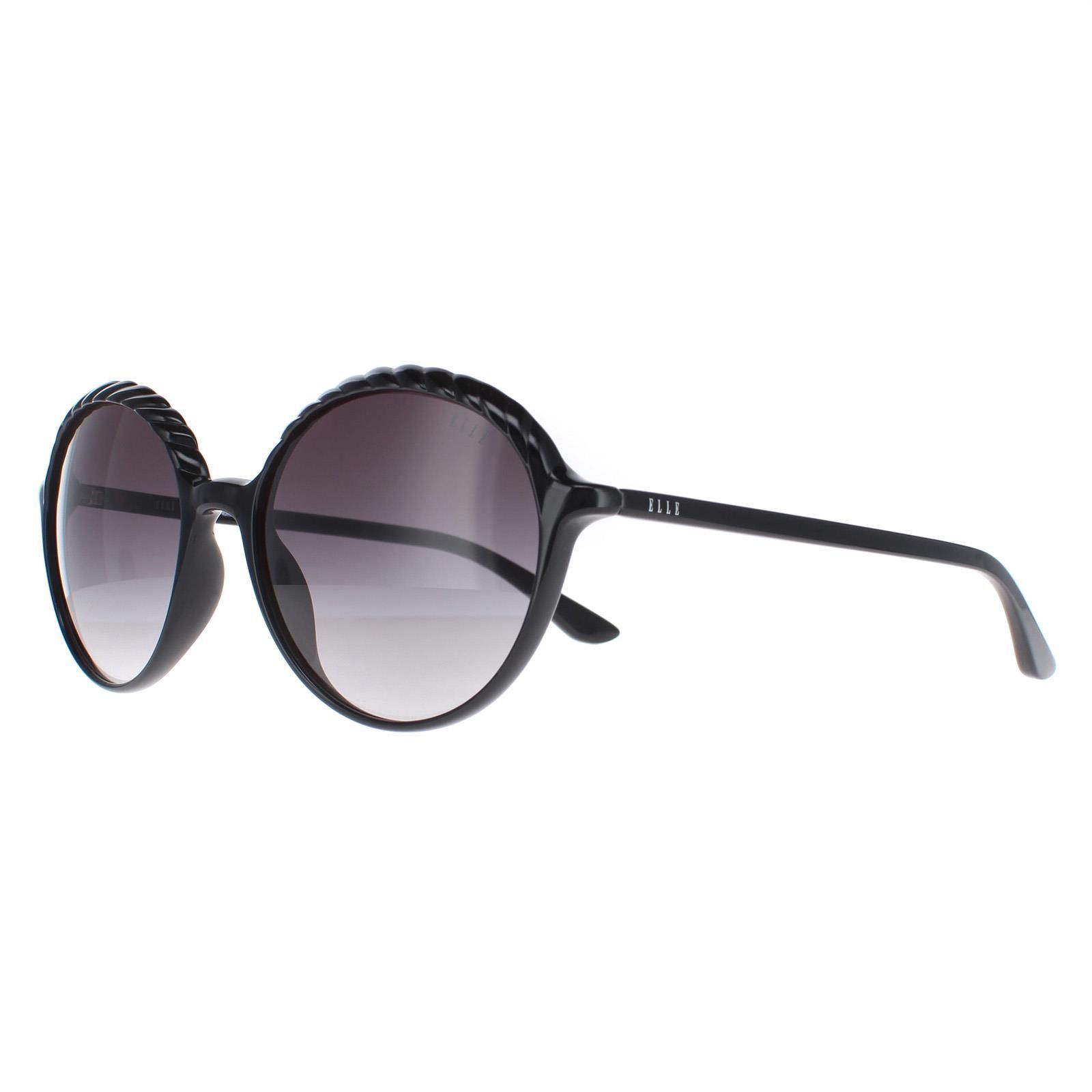 ELLE Round Black Grey Gradient 14919