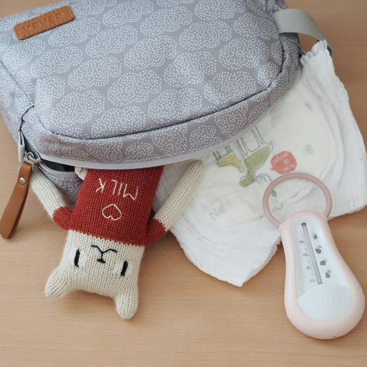 BAIN/SOIN - Set accessoire toilette pour la toilette et bain rose