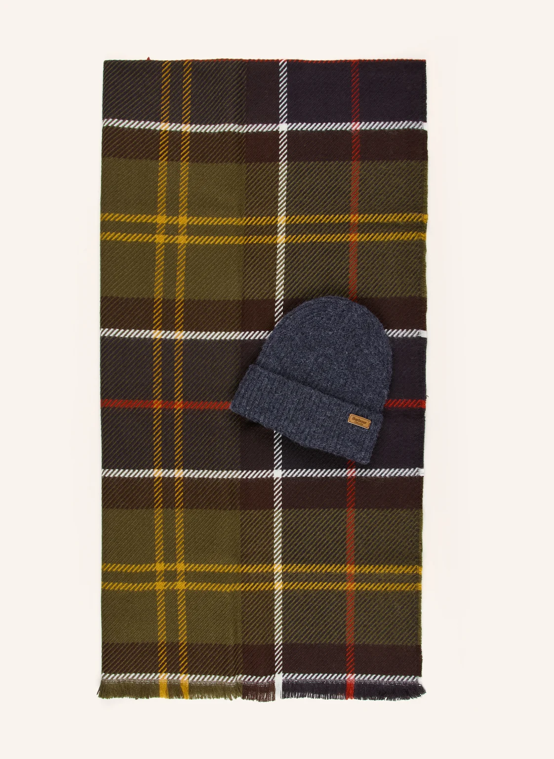Barbour Set PENDLE: Schal und Mütze