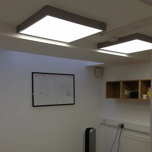 Kit en Saillie NOIR pour Panneau LED 60x60 Slim - SILAMP