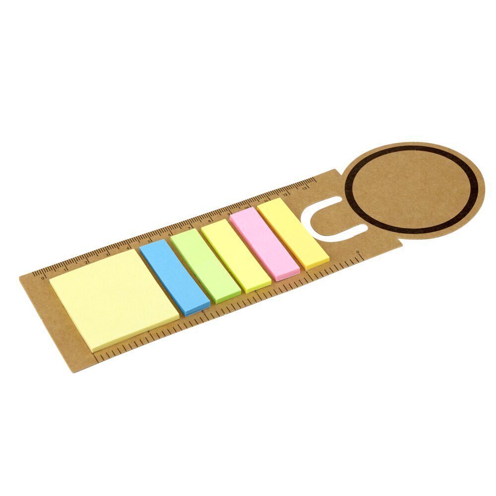 Set de feuillets notes autocollantes x150 tailles et coloris assortis
