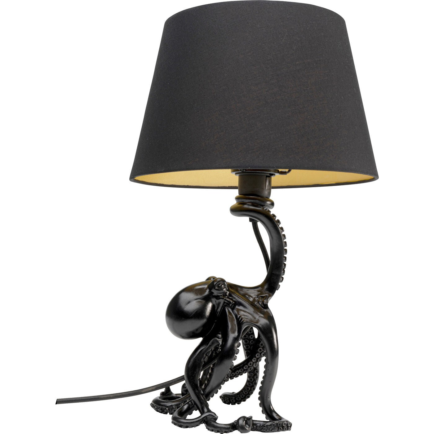 Kare Design Tafellamp Octopus zwart 43cm