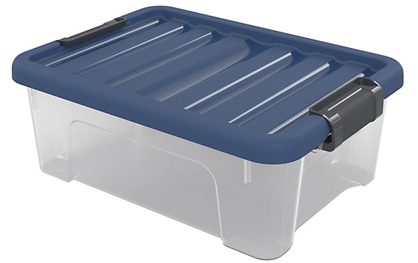 Boîte de rangement 3L Sundis Wave P.25,8 cm plastique transparent