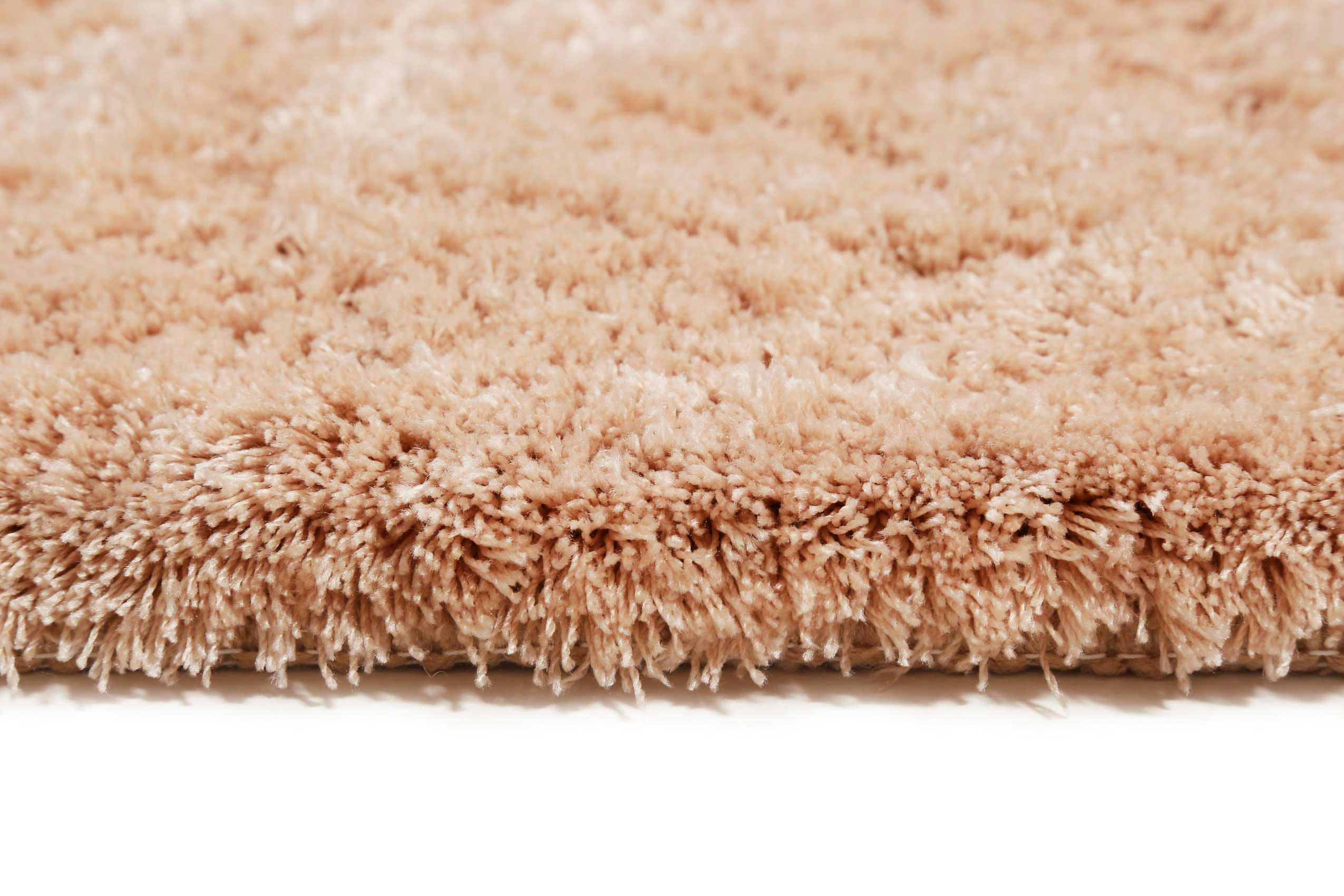 PORTO AZZURRO - Tapis de bain rond en microfibre antidérapant saumon 90 D