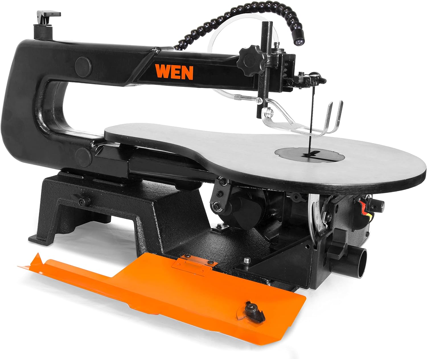 WEN Variable Speed Scroll Saw, 16-Inch with Work Light and Easy Access Blade Changes (3923)