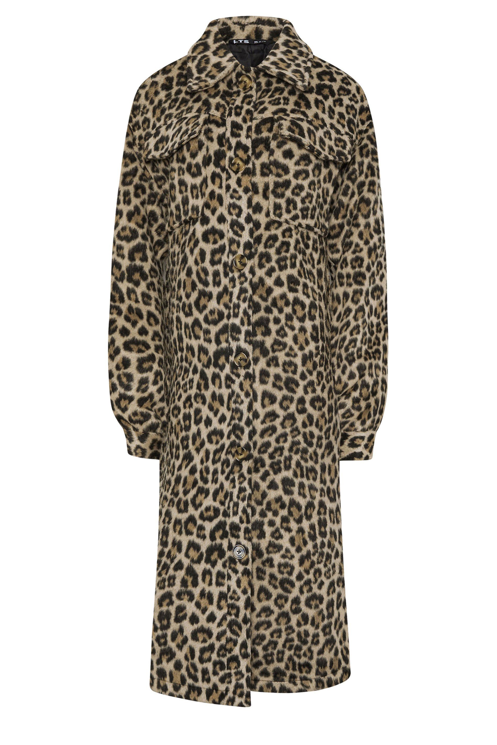 Long Tall Sally Tall Leopard Print Shacket