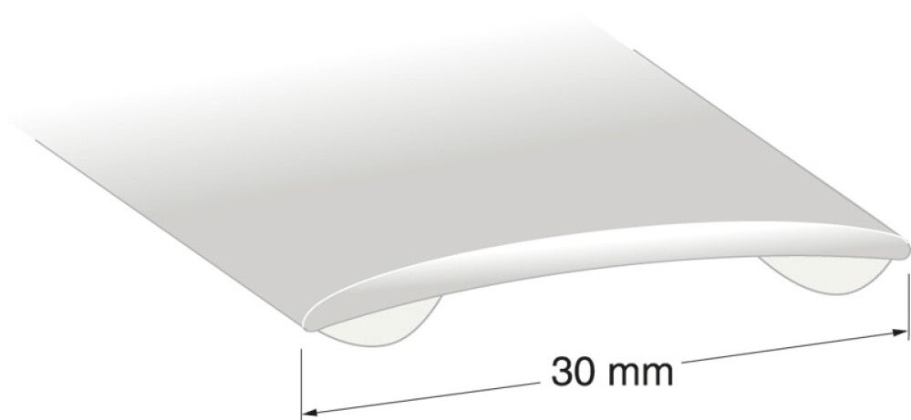 SKJØTELIST LUNDBERGS FIX RUSTFRI 4X30X1000MM