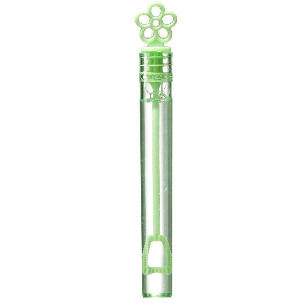 Bâtonnet bulle à savon x8 tube coloré avec embout forme fleur 5ml