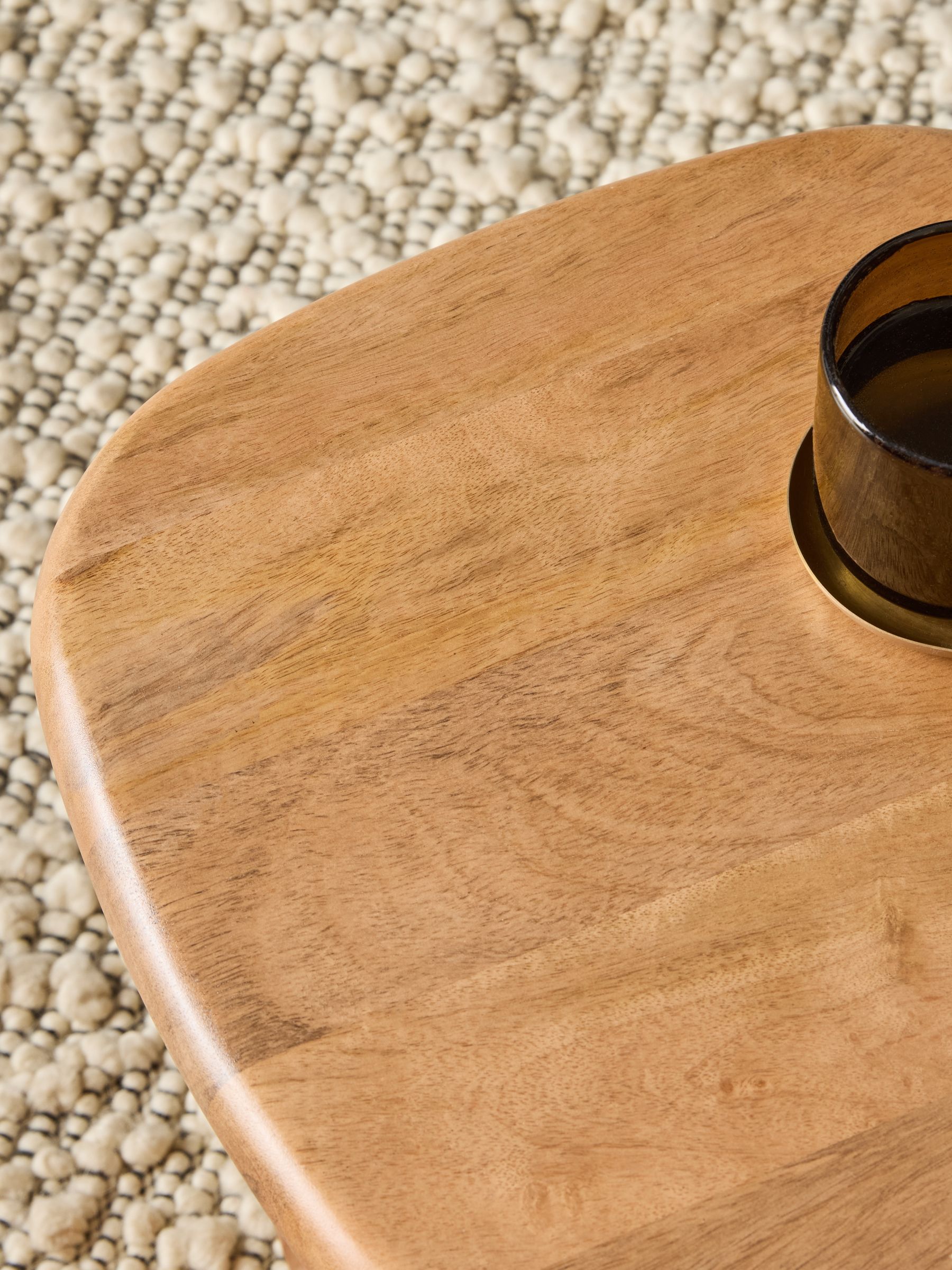 Dory Side Table in Mid Tone Mango Wood