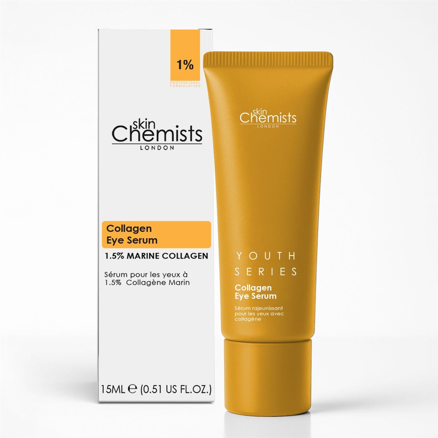 skinChemists Collagen Anti-Ageing Eye Serum 15ml for Firmness and Elasticity