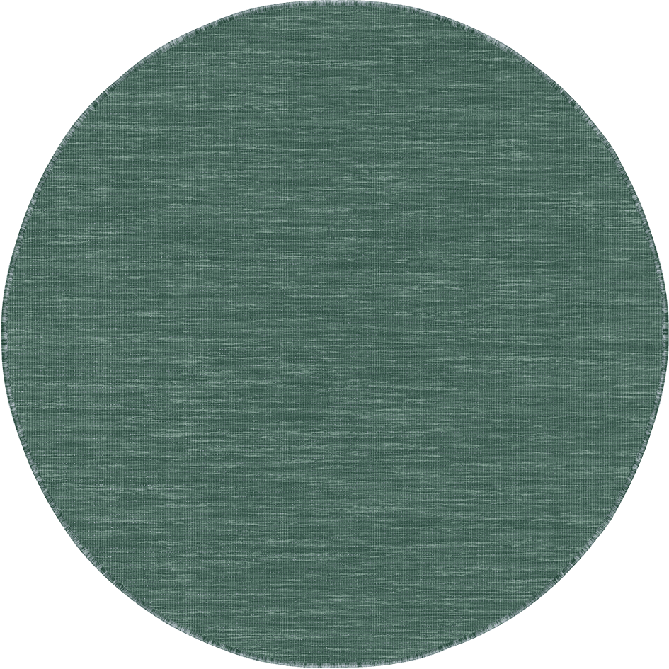 Rond buitenkleed Tone groen - Interieur05