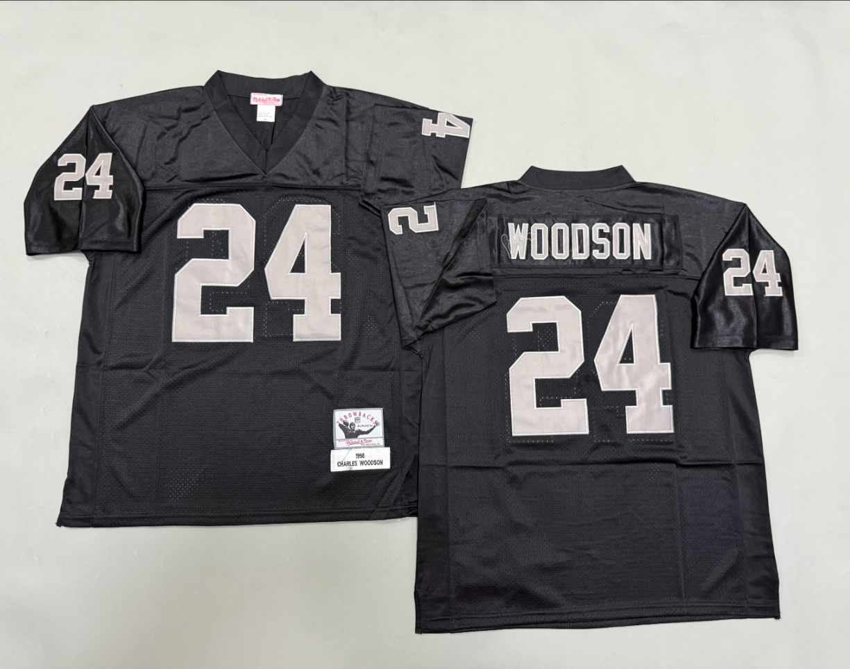 Charles Woodson Las Vegas Raiders Authentic Throwback Retired Player Jersey