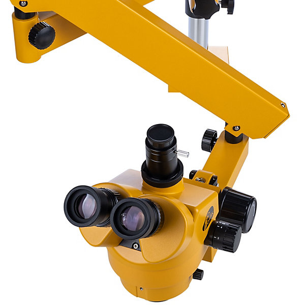 Microscope Trinoculaire Neptune Pro - Zoom 7-45x, Optique Greenough, Tête 45, Distance 100 mm, C-Mount