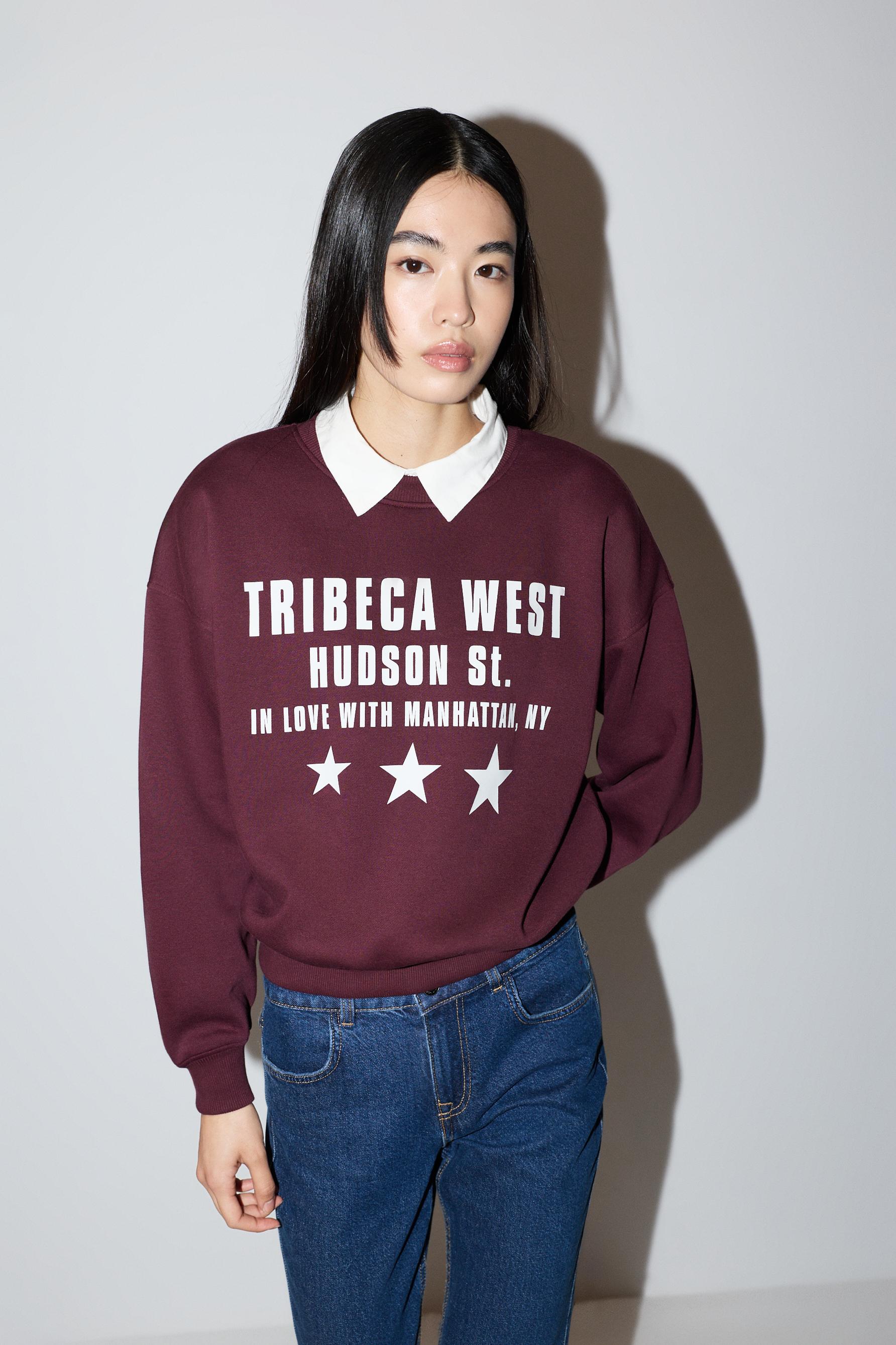 Sudadera estampada