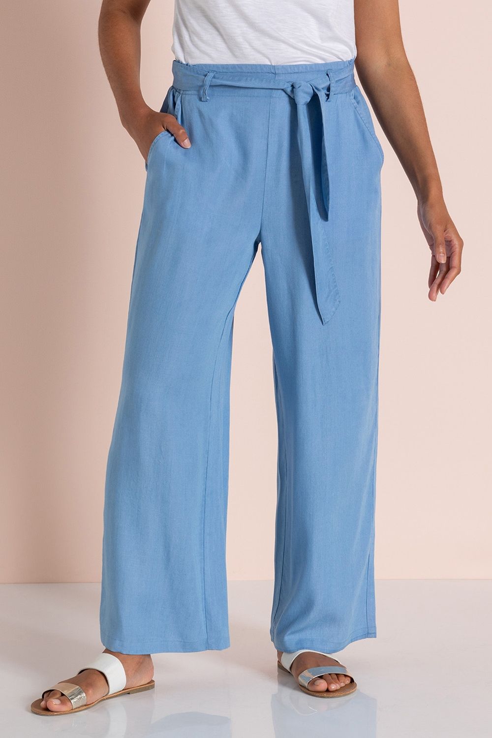 Klass. Wide Leg Pull On Trousers