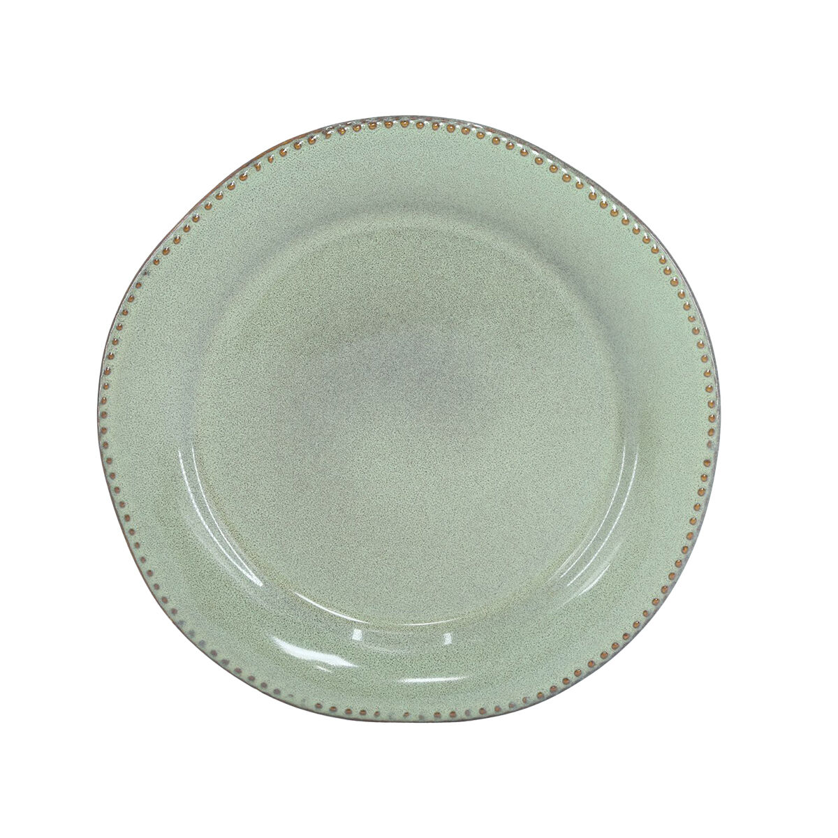 Prato raso CAPRI verde em cerâmica 27cm