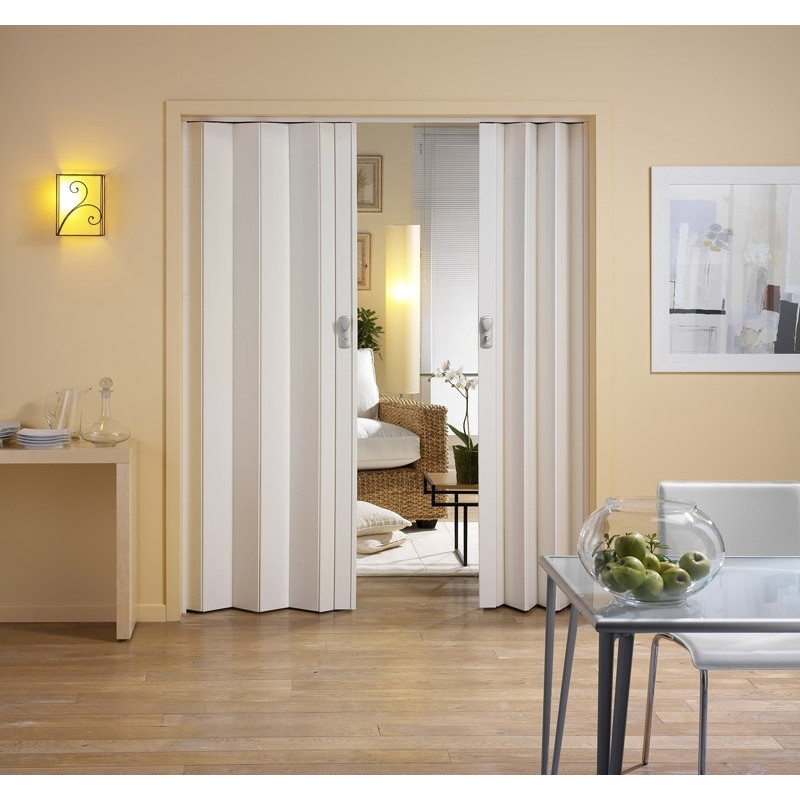 Porte accordéon Spacy Blanc Cérusé