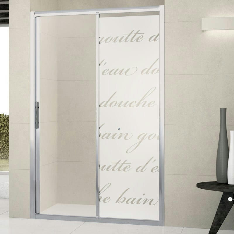 - Film Occultant douche littéraire pour Vitre/Douche 185x55cm