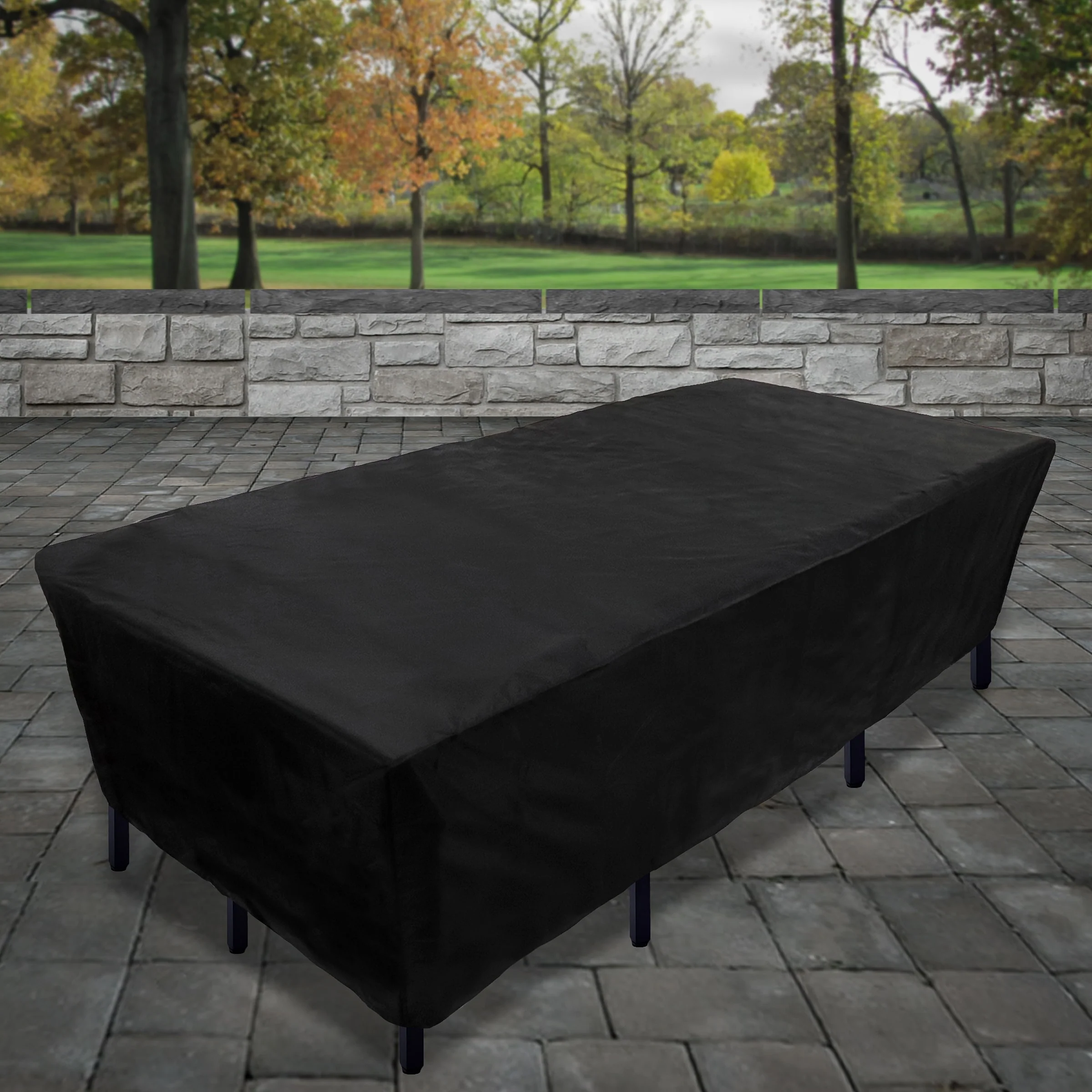 108 Waterproof Patio Furniture Cover, Black by National Tree Company - 108 in