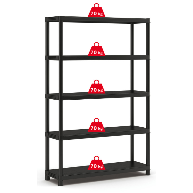Étagère Plus 120 x 40 x 187 cm PVC KETER