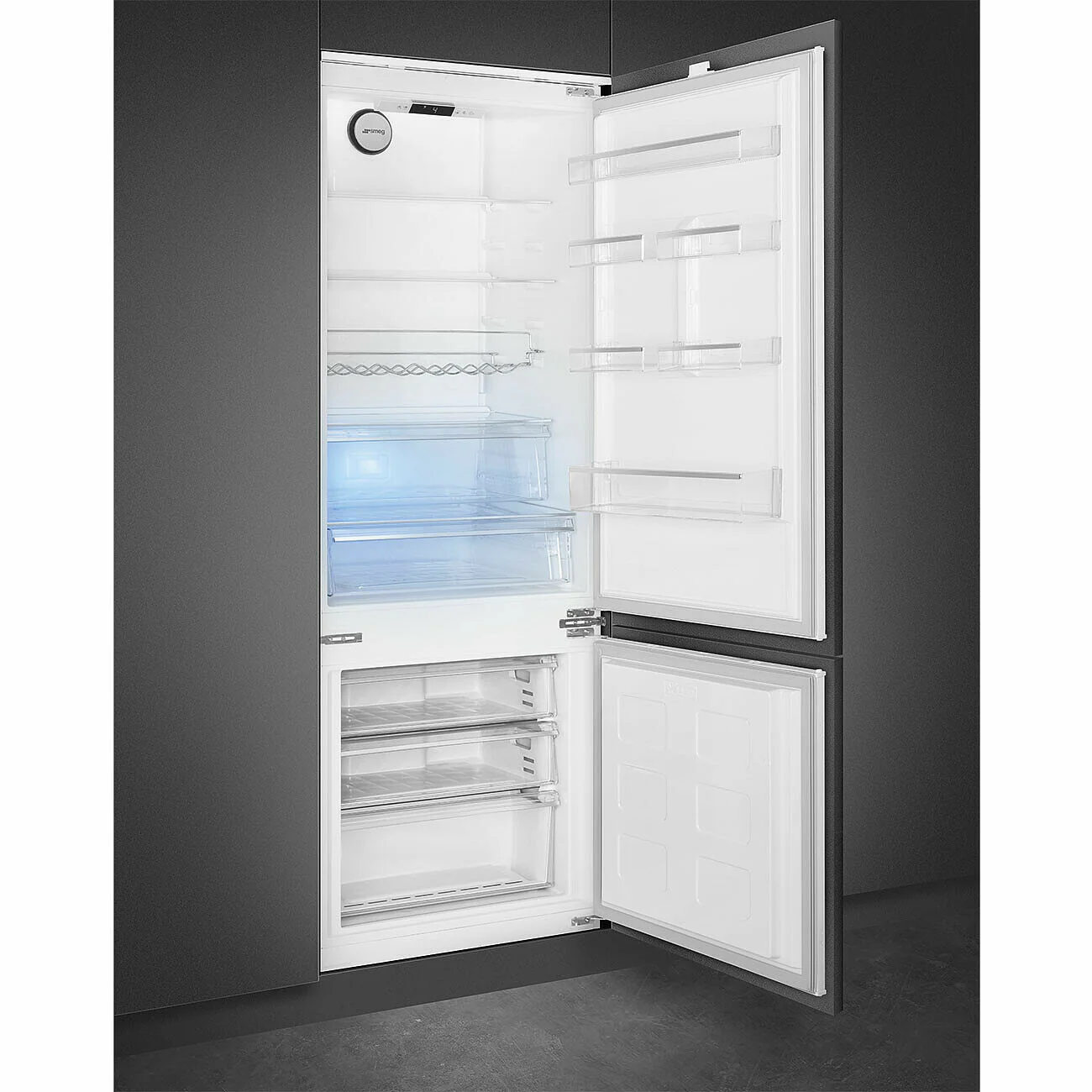 70cm Integrated In Column No Frost Fridge Freezer