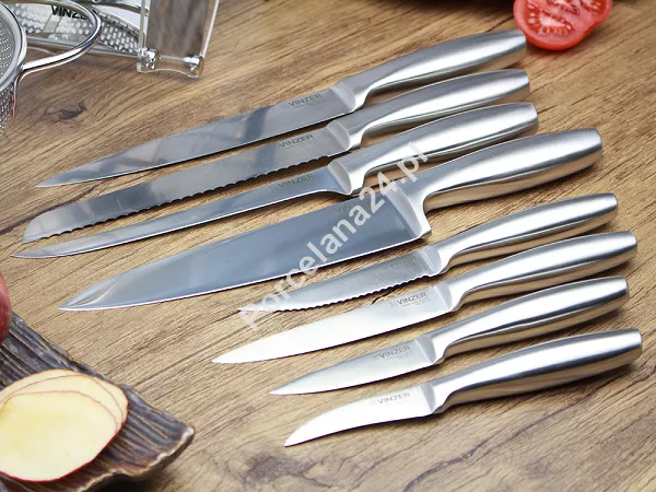 Komplet noży w bloku (9el) Vinzer - Razor 16.50112