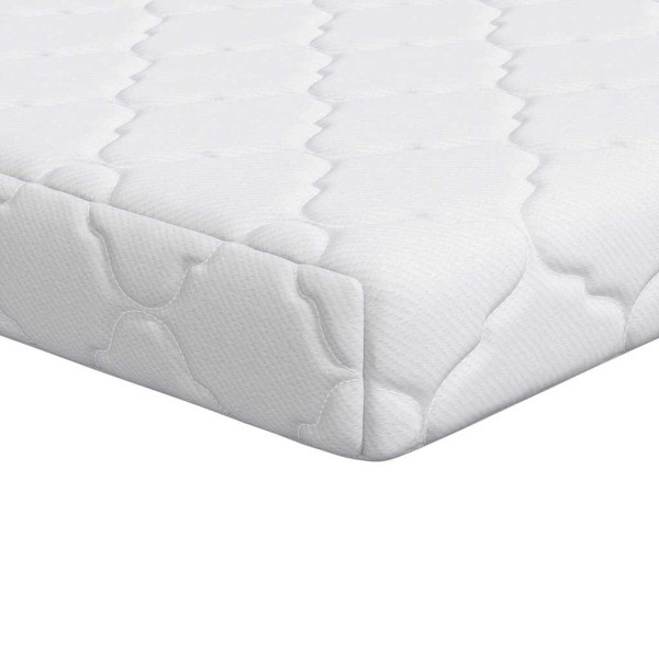 Materac z warstwą kokosową Biały 160 x 80 cm Pianka PU