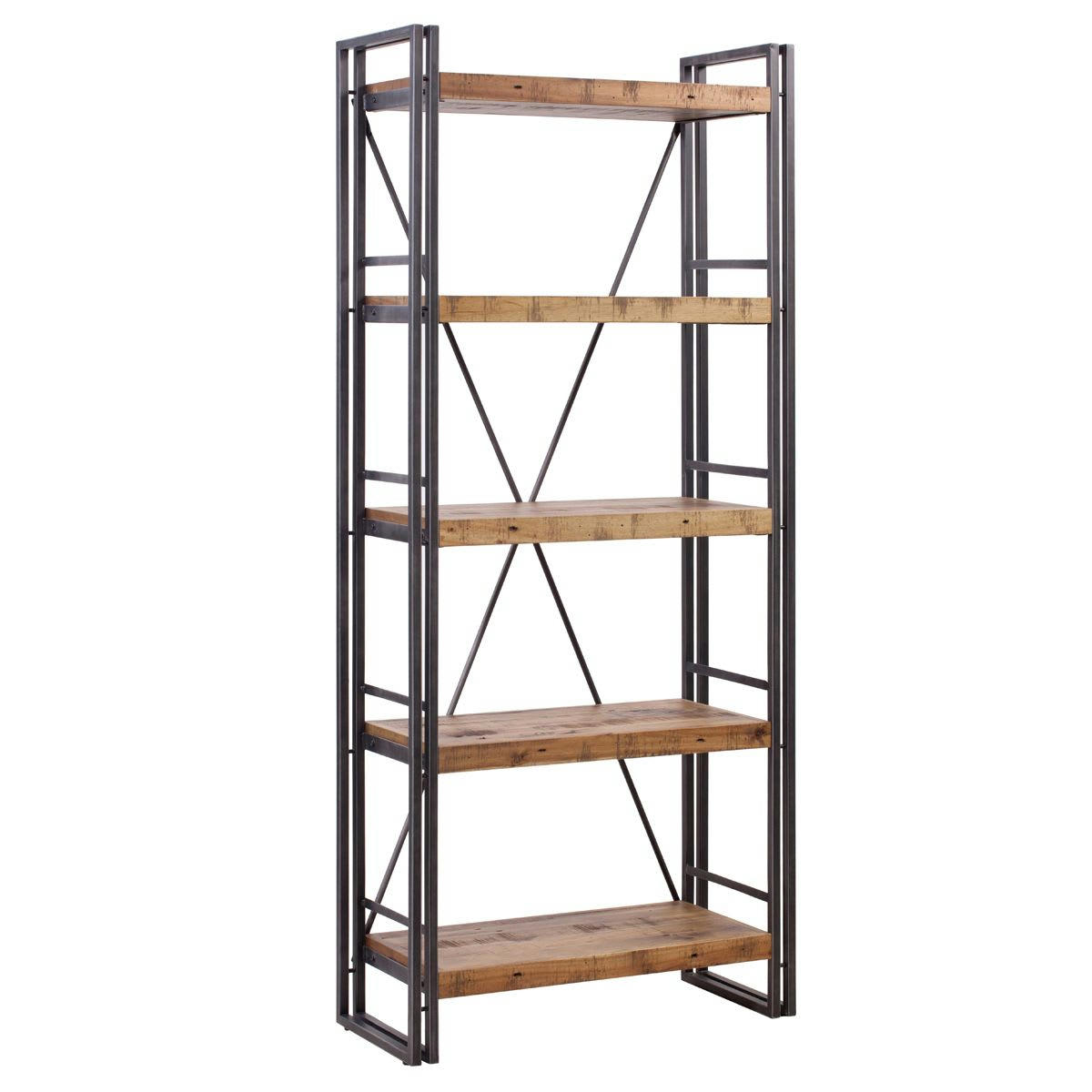 OMEGA - Bibliothèque bois et métal