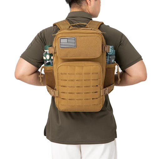NNEOBA 25L Military Tactical Backpack with MOLLE Modular Design