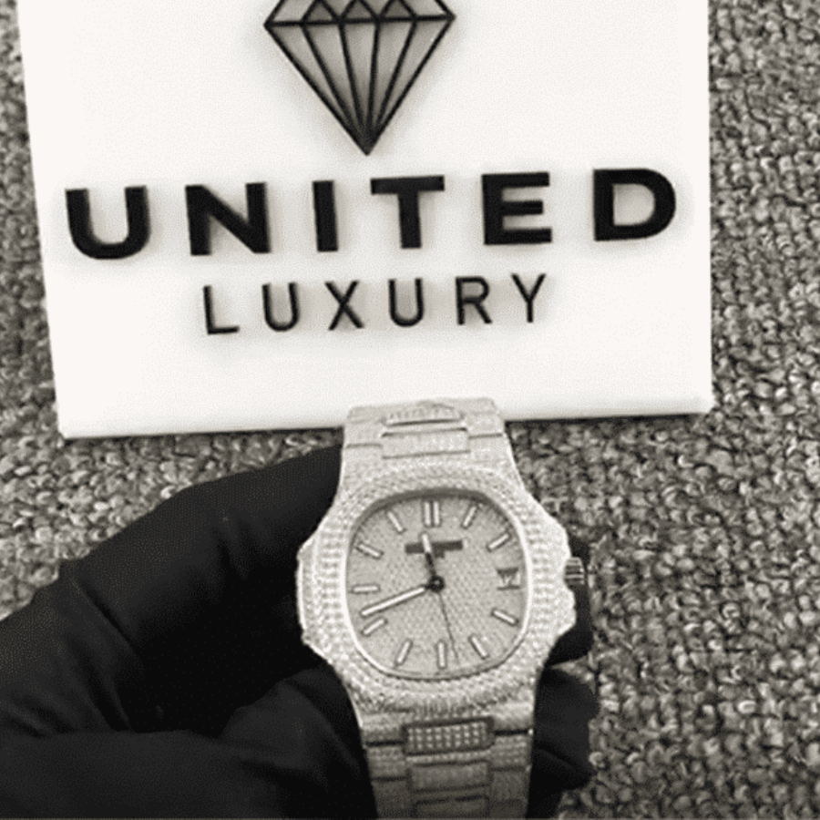 Patek Philippe Nautilus “Iced Out” 5719/10G Authentic Copy 1:1