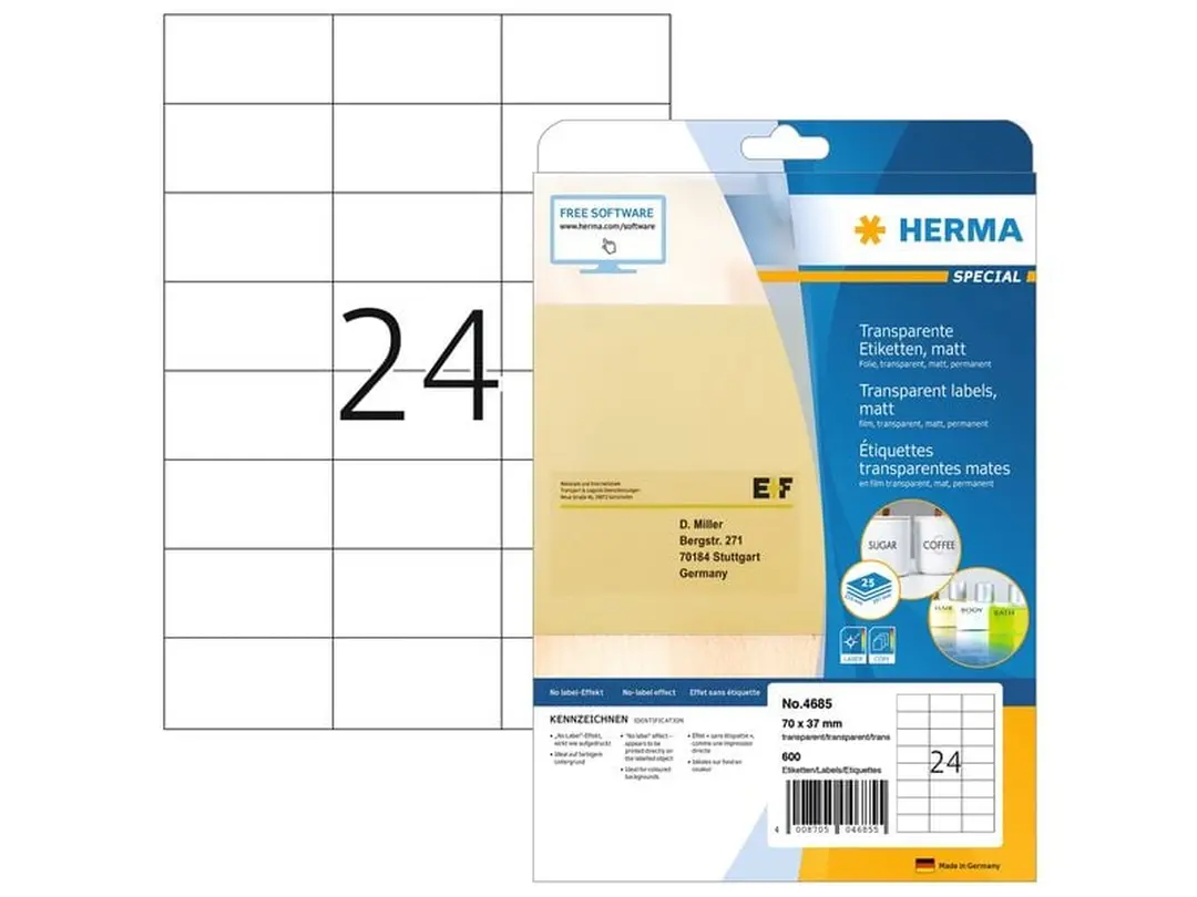 Etiketten Herma