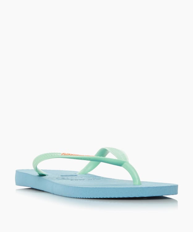 Slim Flip Flops Blue - Havaianas Two-Tone Flip Flops