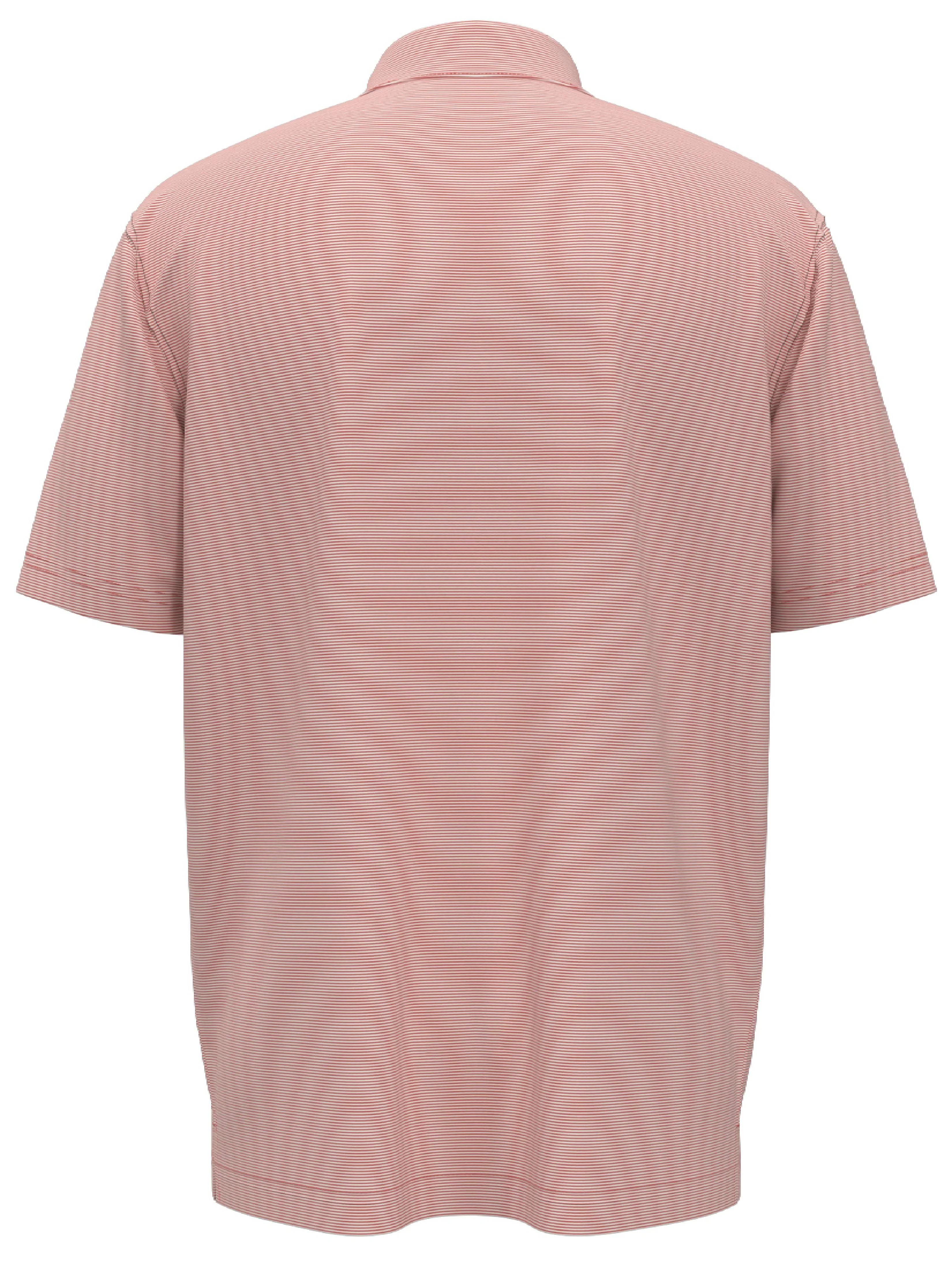 Mens Fine Line Stripe Golf Polo