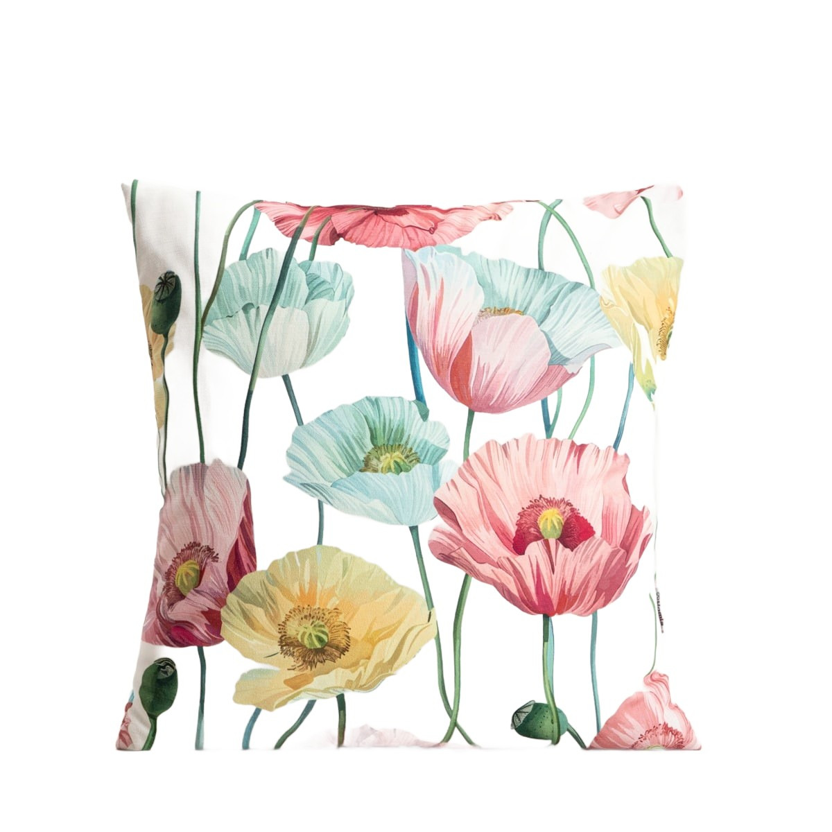 Poszewka CINTIA z dekoracyjnym kwiatowym wzorem 45x45cm HOMLA