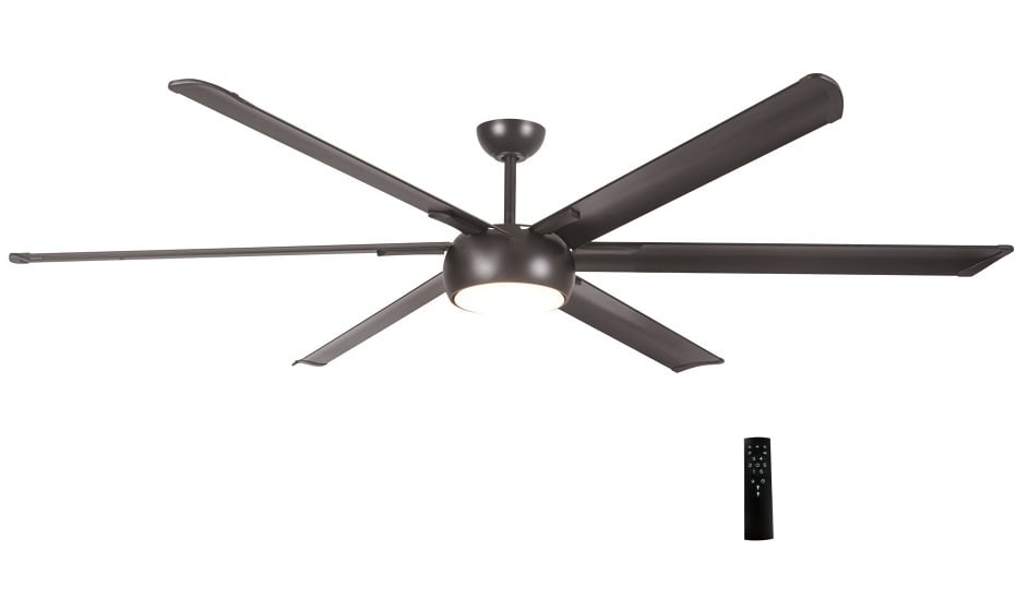 Freelight Plafondventilator Ventisei XXL Zwart Ø 213cm Led 24Watt