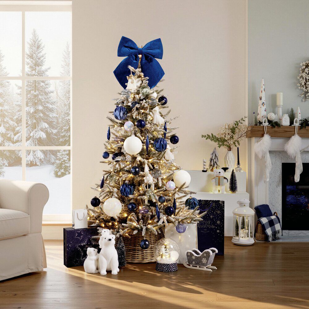 Guirlande de No&euml;l XL argenté 20m