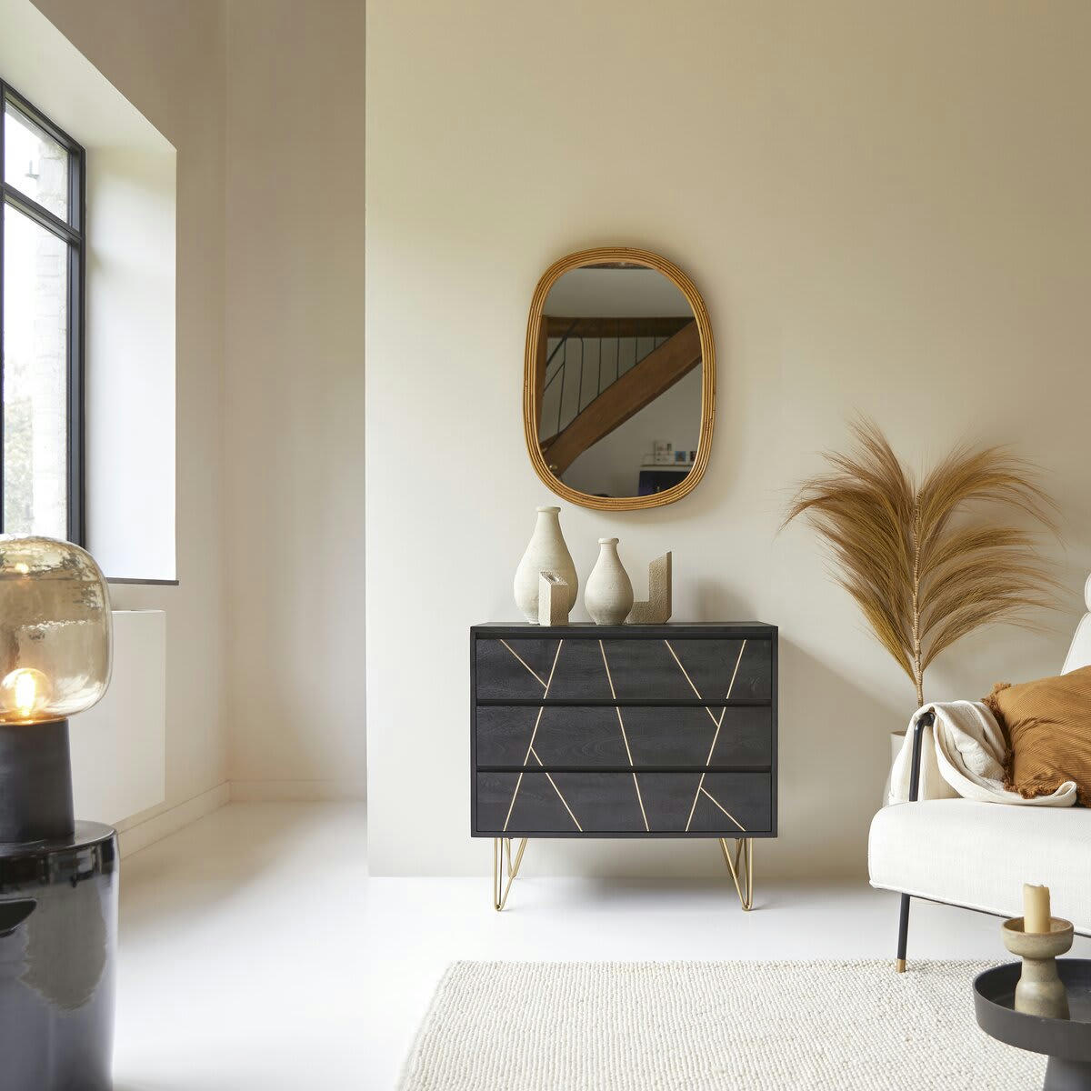 LIV - Commode en manguier massif